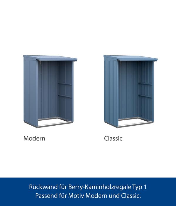 Hörmann Rückwand für Berry-Kaminholzregal