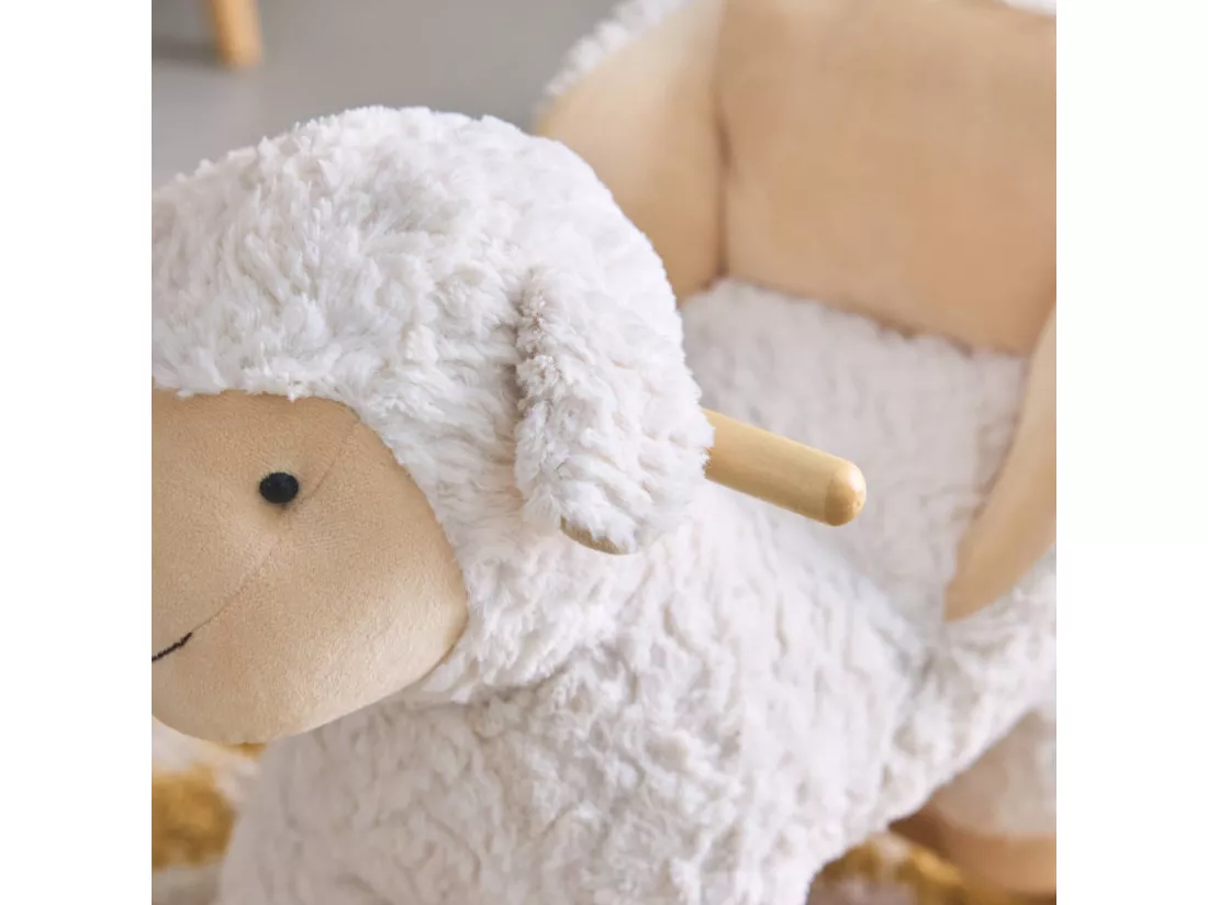 Fauteuil mouton à bascule pour enfant