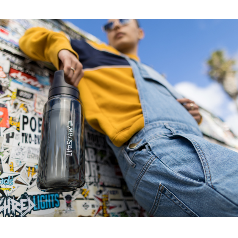 LifeStraw Go 2.0 1L waterfilterfles - Black