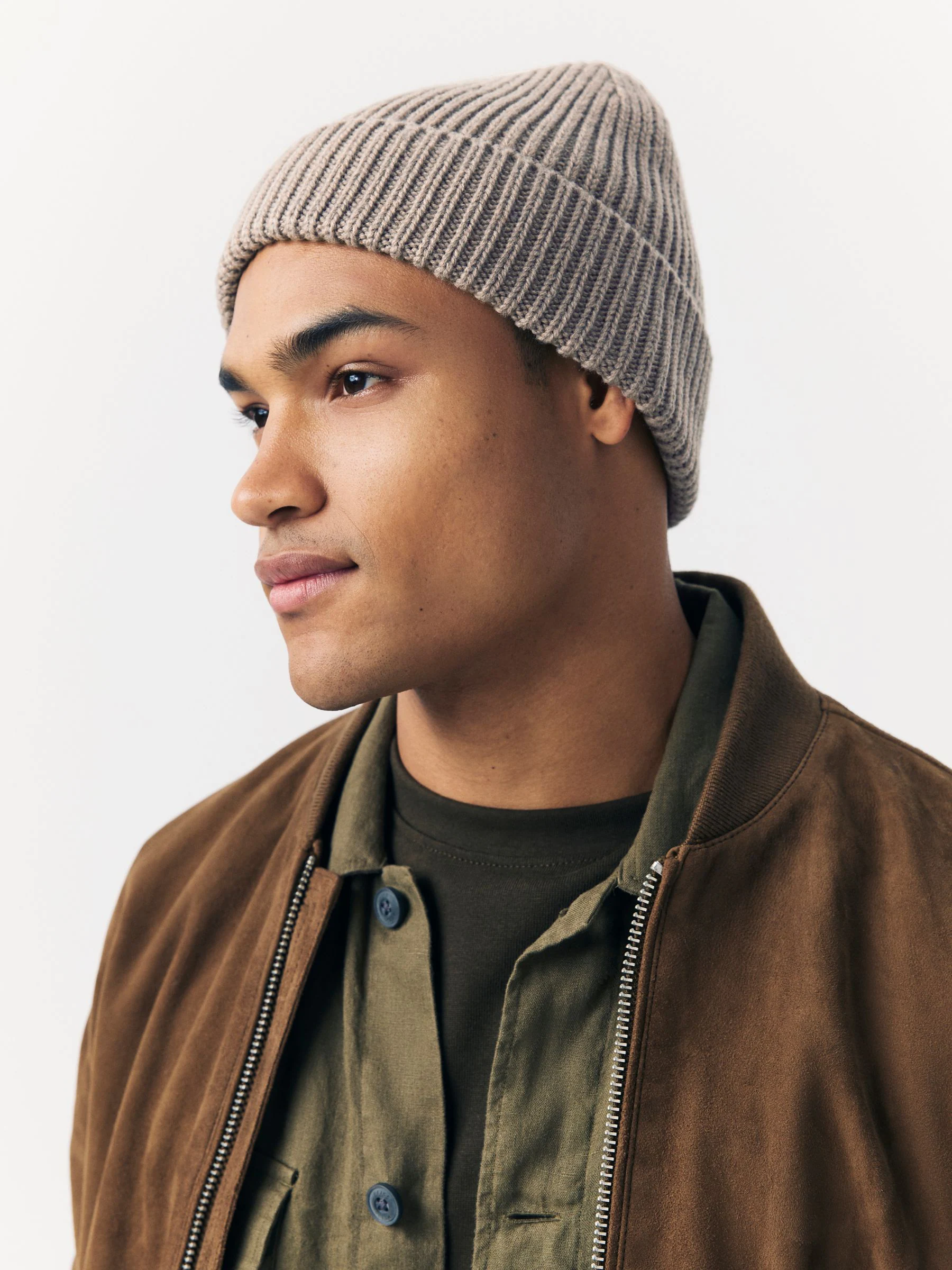 Naturel bruin - Beanie-muts
