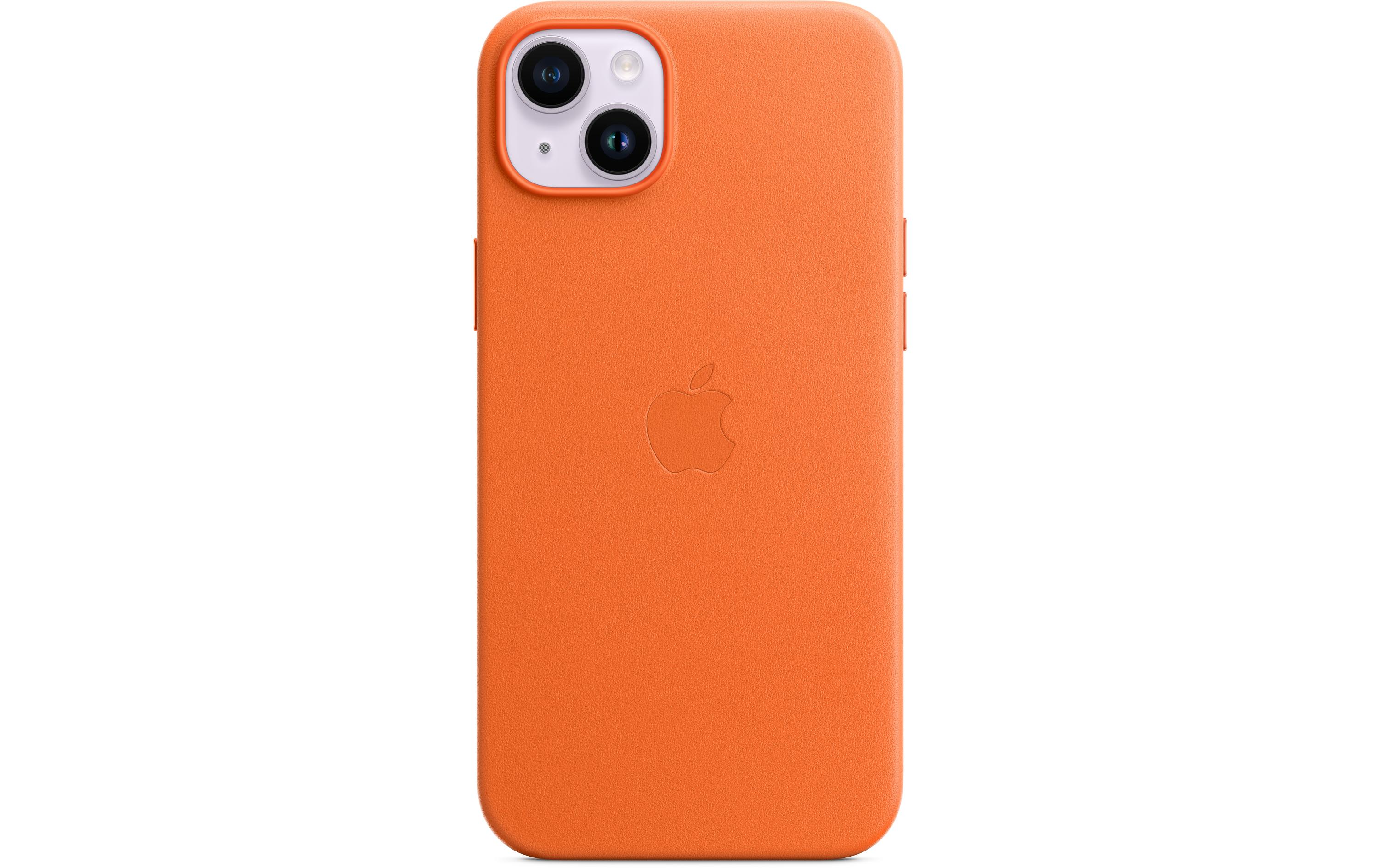 Back Cover Leather Case mit MagSafe iPhone 14 PlusEdles Leder-Backcover mit «MagSafe» für das Apple iPhone 14 Plus