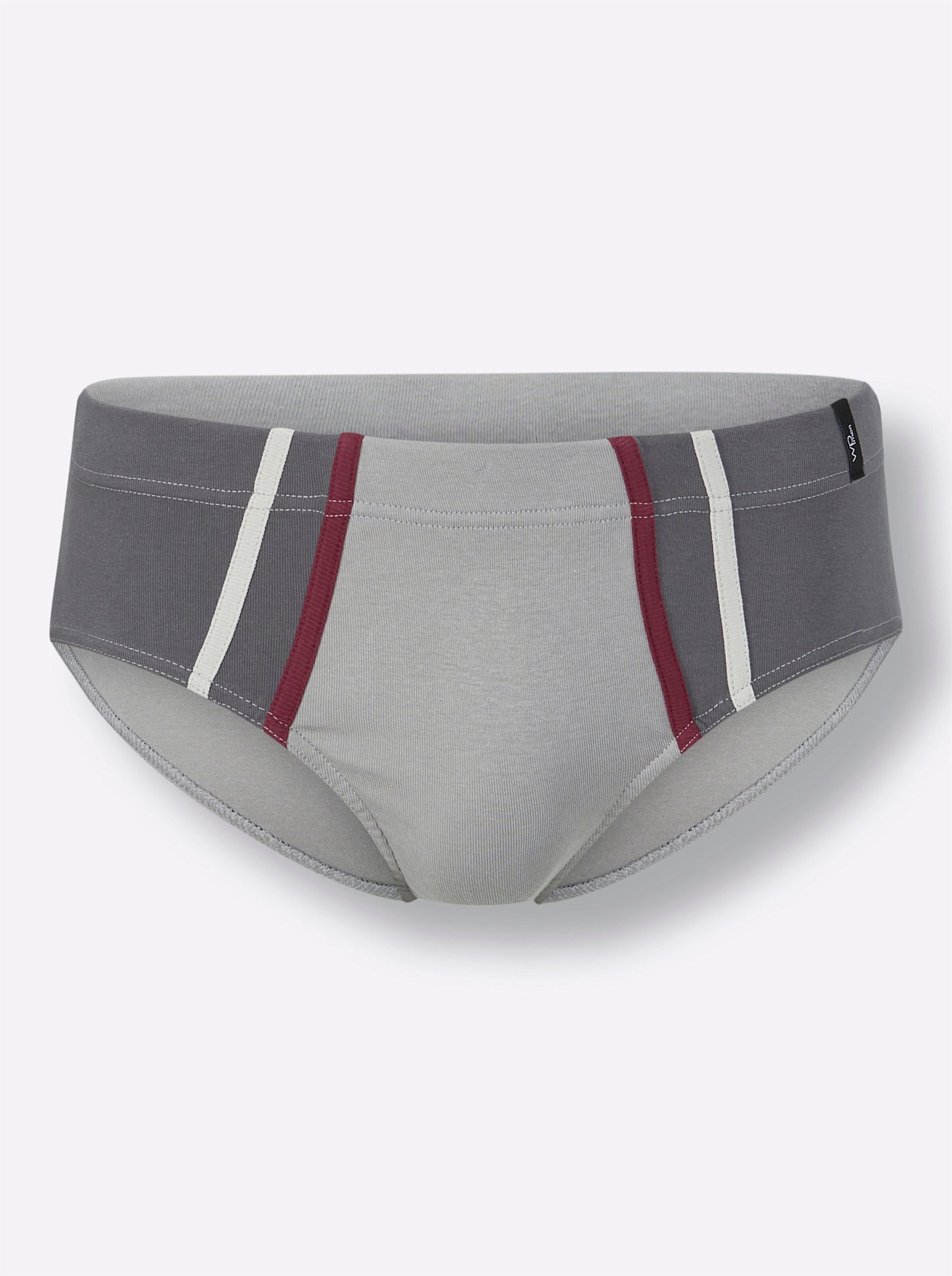wäschepur men Slip in jeansblau + anthrazit + bleu + steingrau