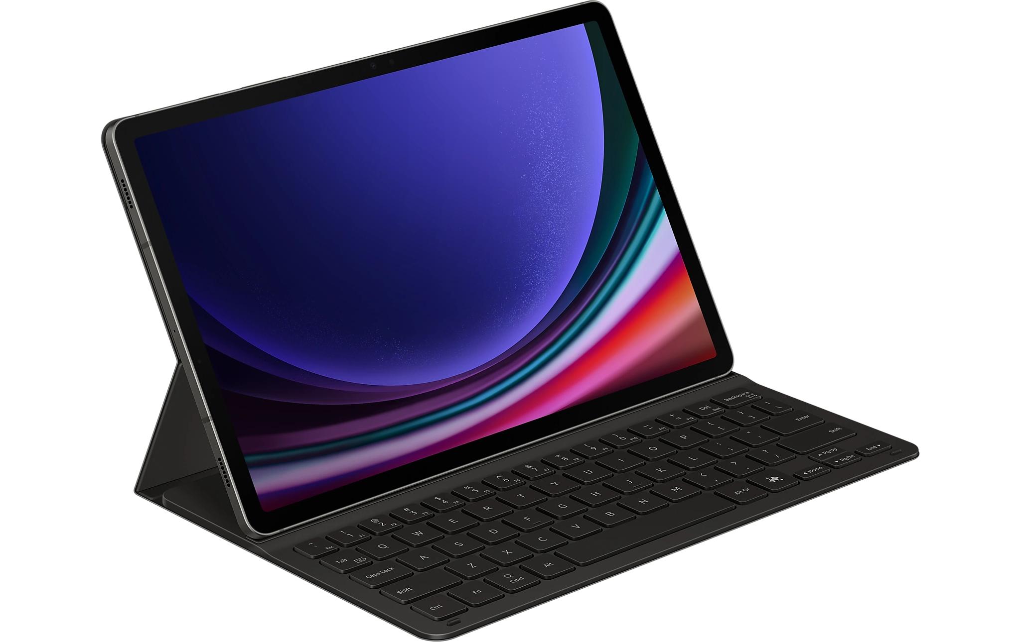 Tablet Tastatur Cover Slim Galaxy Tab S9/ S9 FE QWERTZ (CH)<br>Tastaturcover für das Samsung Galaxy Tab S9/S9 FE
