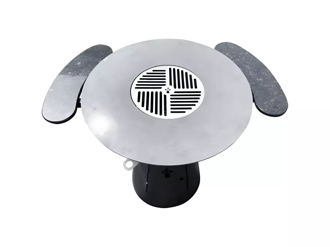Barbecue brasero en acier Phoenix Hauteur 99 cm Diamètre 99 cm