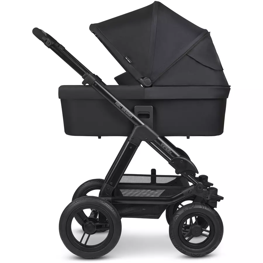 ABC DESIGN Kombikinderwagen 2-in-1 Viper 4 Black Black