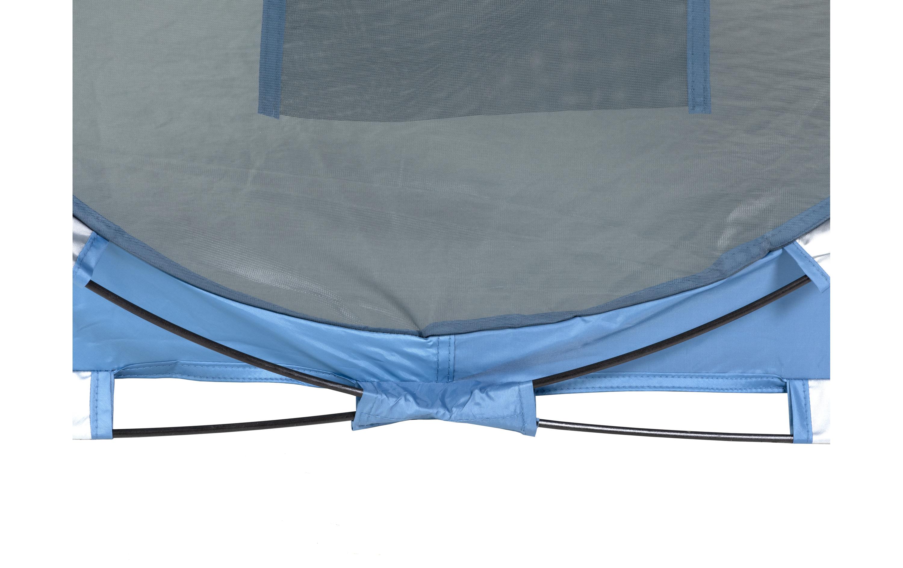 Strandzelt Pop-Up M, BlauStrandmuschel schützt vor Sonne, Wind und leichtem Regen