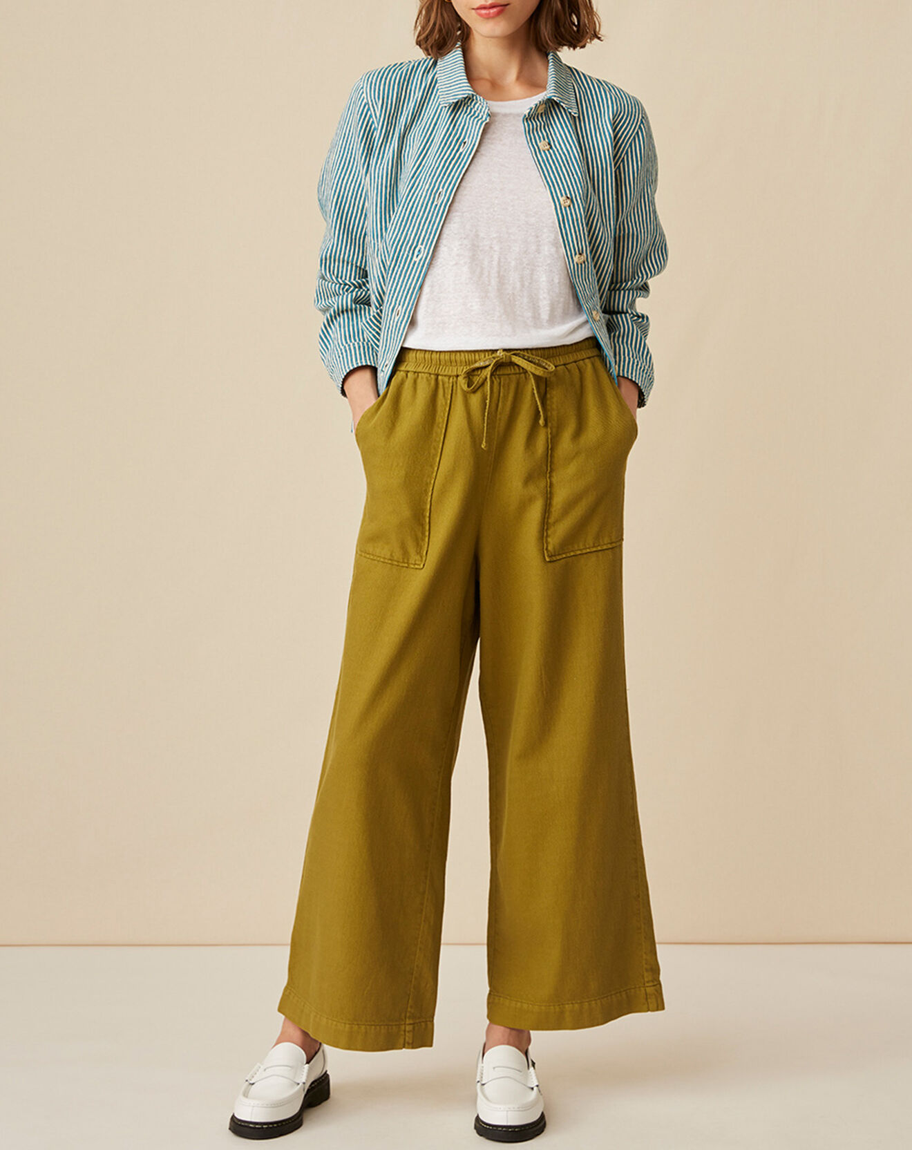Harris Wilson Pantalon Eytan tilleul