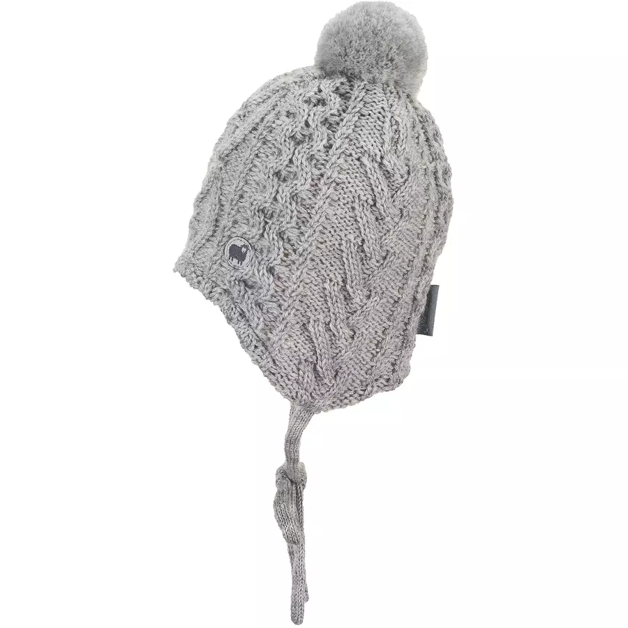 Sterntaler Strickmütze silber melange
