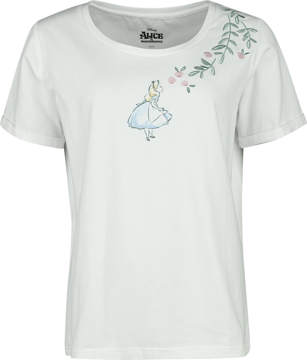 Alice With Roses | Alice Au Pays Des Merveilles T-Shirt Manches courtes