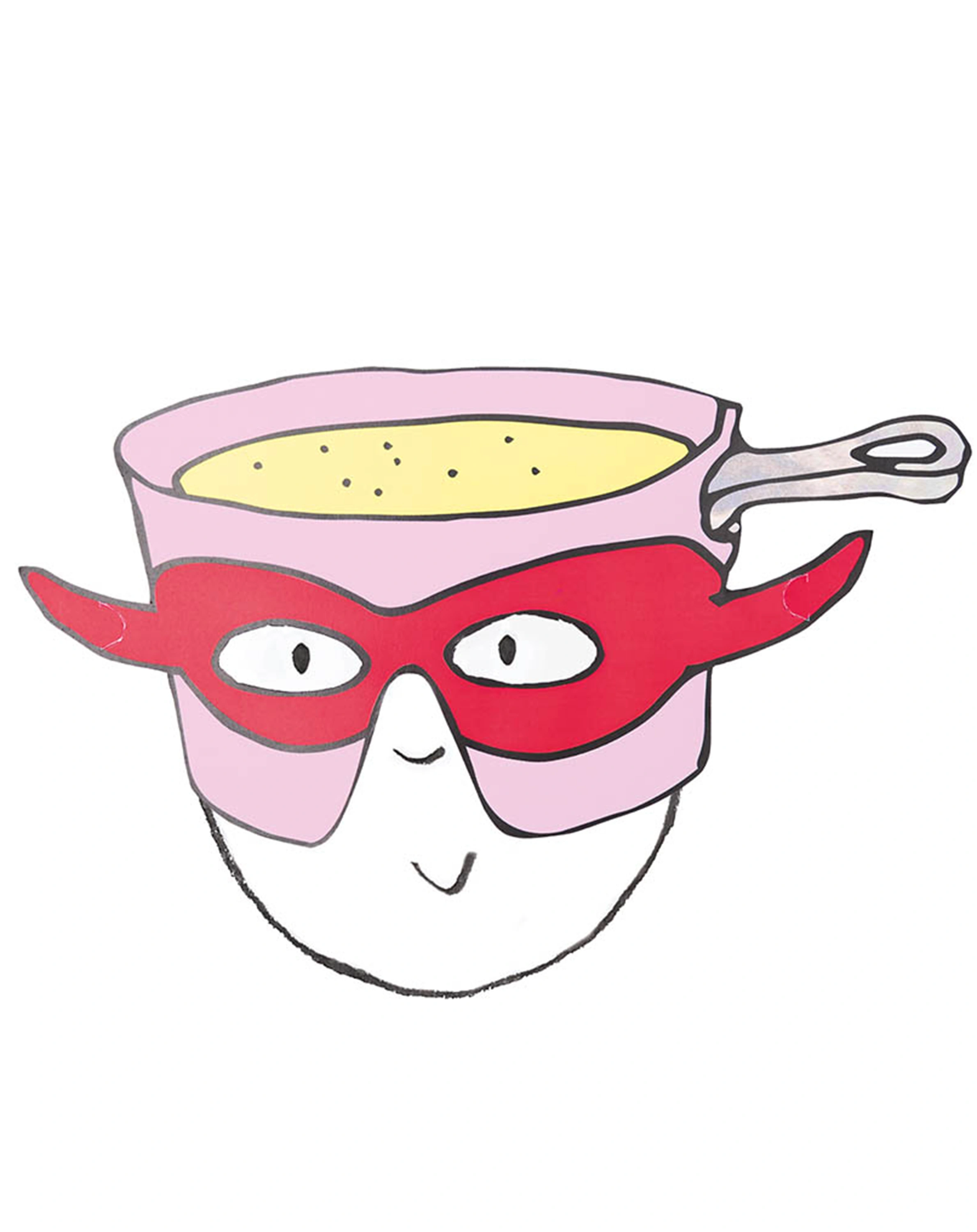 Papier-Masken MONSTER PARTY 7er-Pack