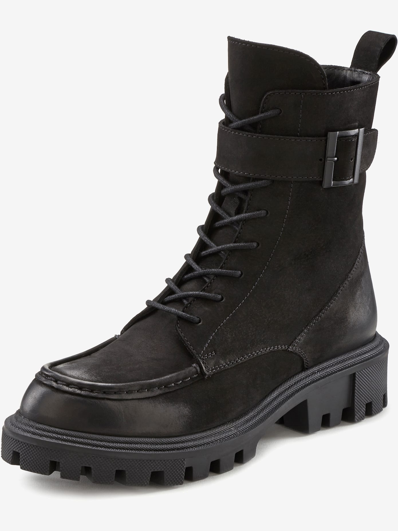 Bottines à lacets cuir de qualité