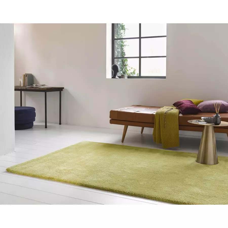 Esprit Hochflorteppich #relaxx senfgelb