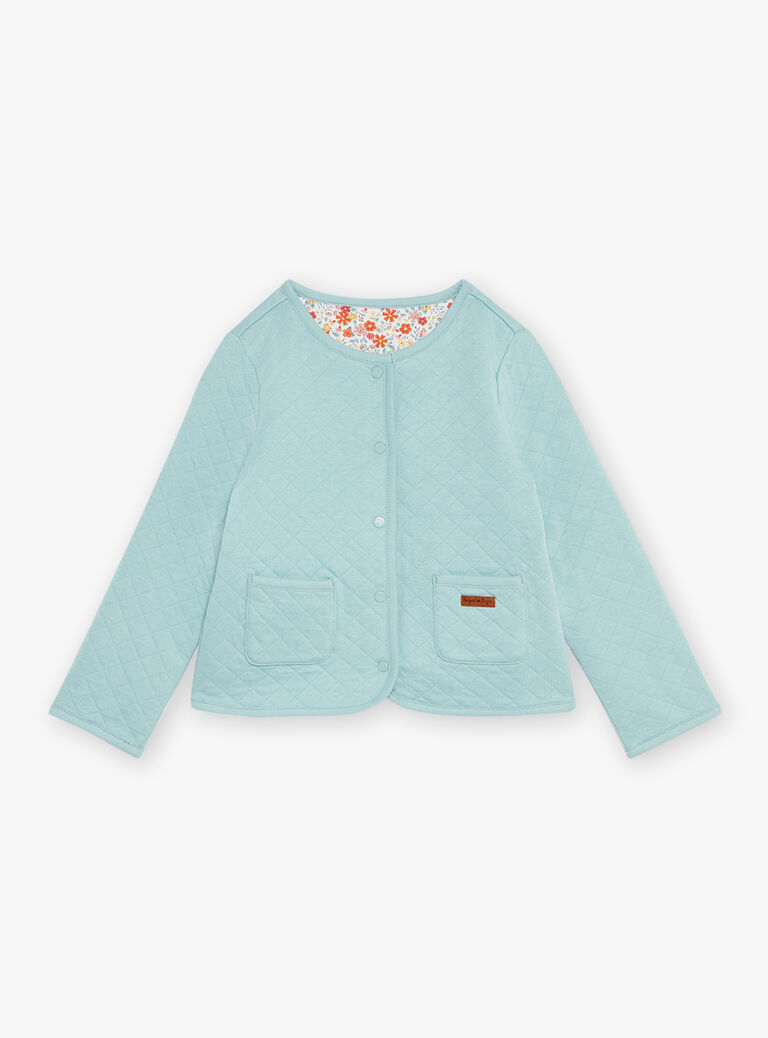 Cardigan réversible sauge
