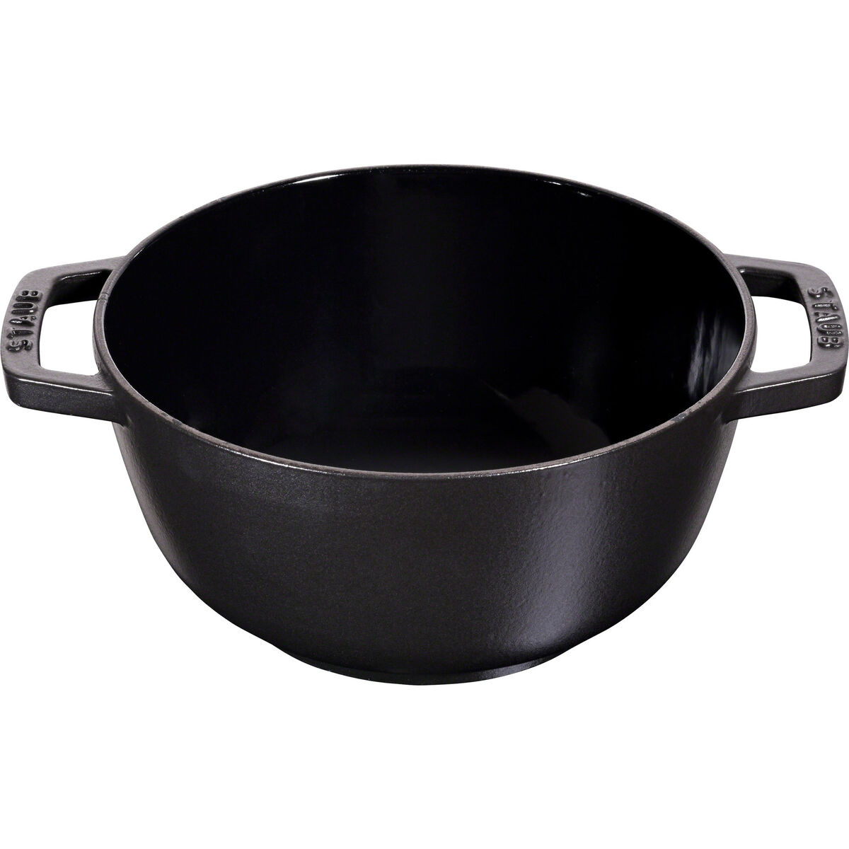 Fondue Sett 18 cm Svart med Blank Innside