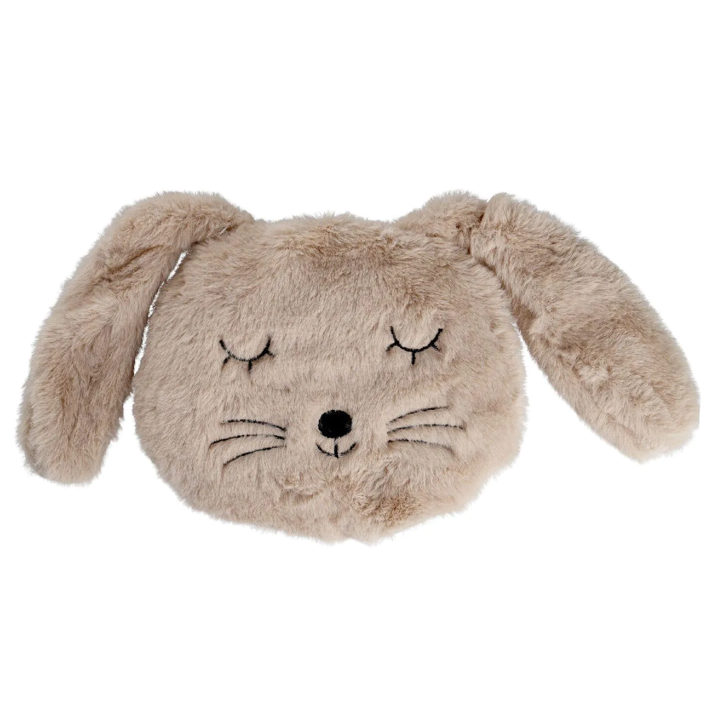 Kirschkernkissen Kaninchen, flauschig, weiß