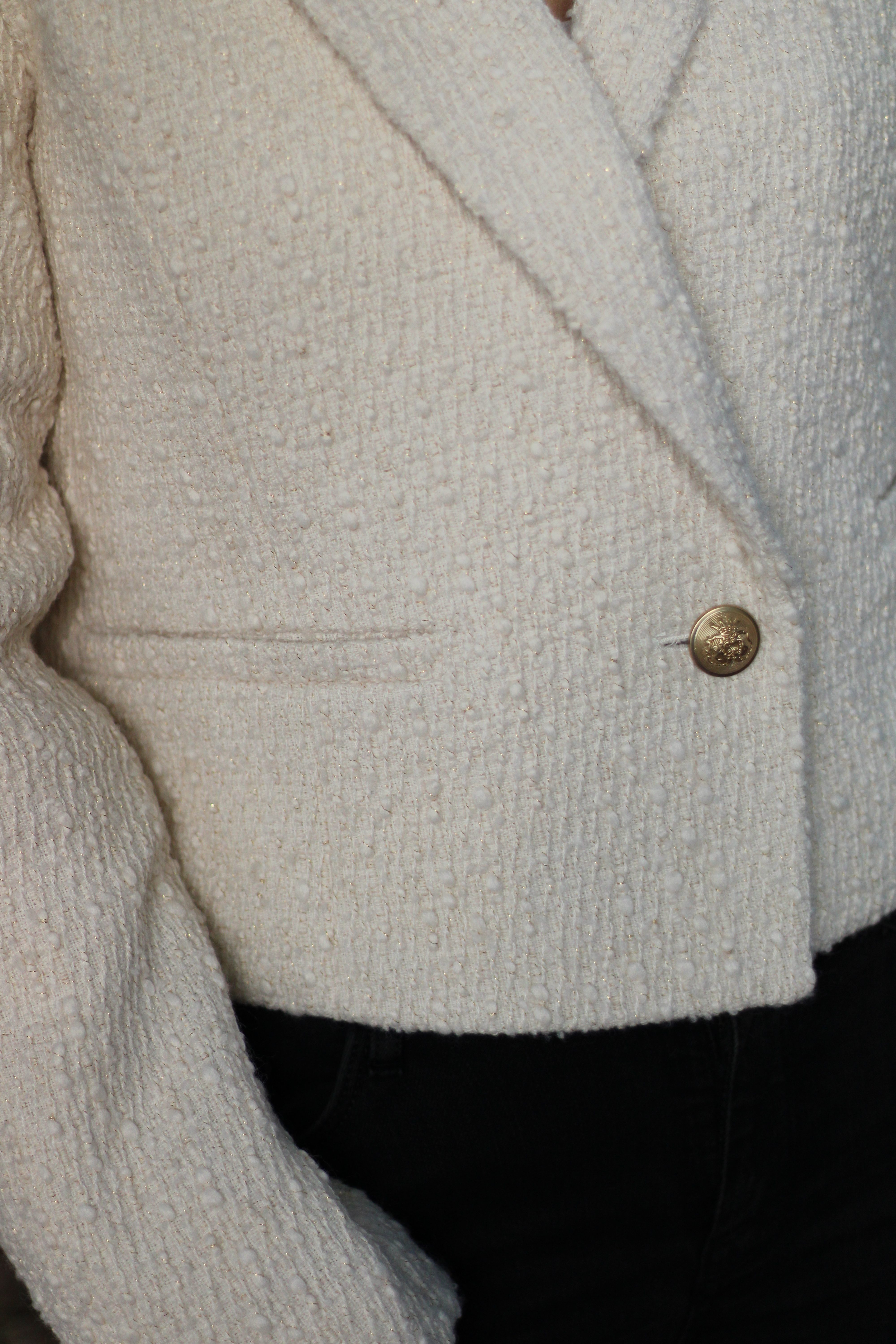 Rino & Pelle - Esther Cropped Blazer - Snow White