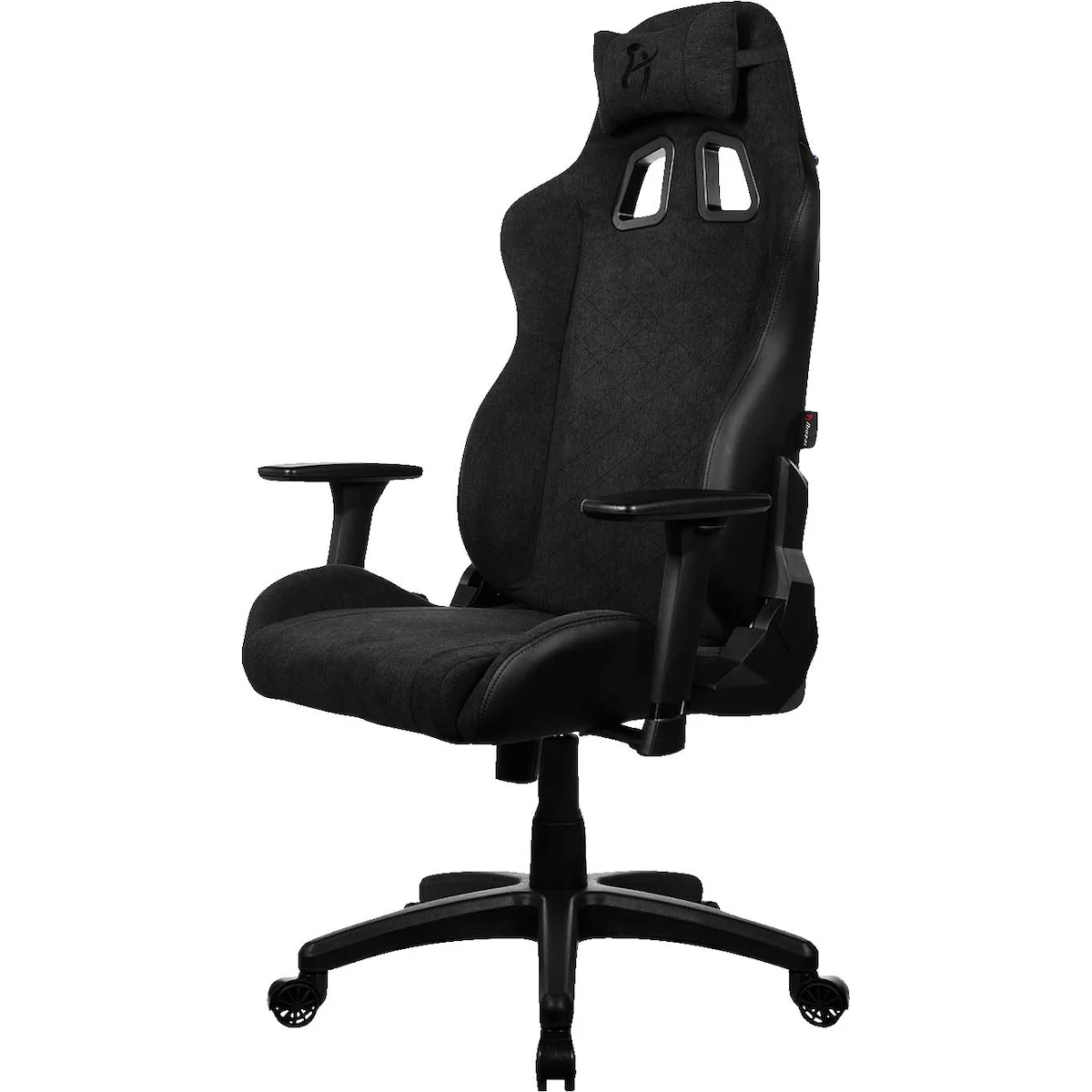 Arozzi Avanti SoftFabric gamingstol (pure black)