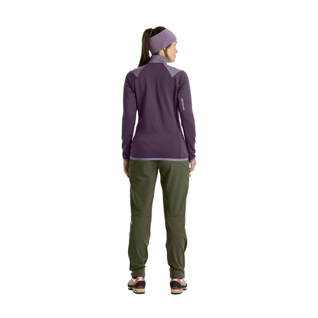 Fleece Grid Jacket W