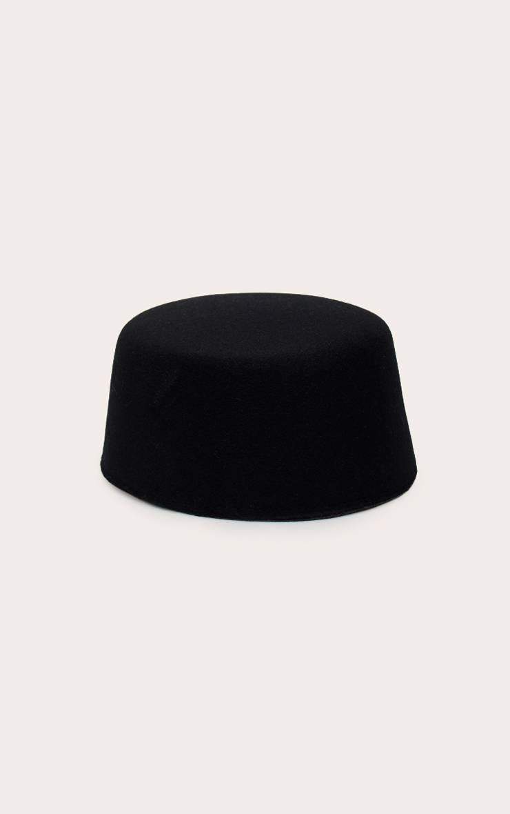 Noir Bonnet En Fausse Laine