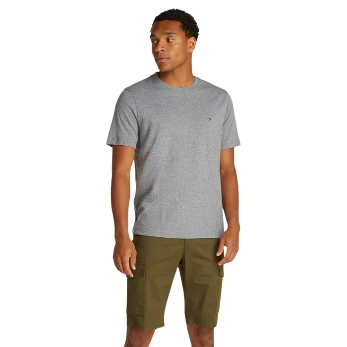 Tommy Hilfiger Essential Heathered Crew Neck Shirt Heren
