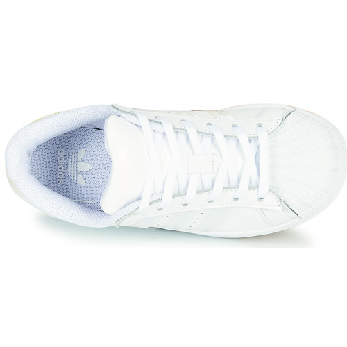 adidas Originals - SUPERSTAR C - Blanc / Iridescent