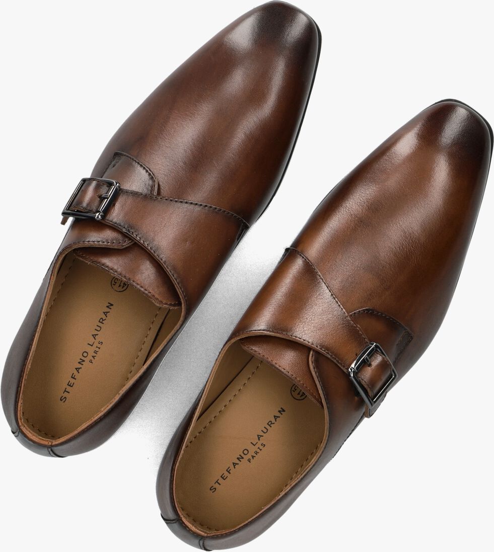 cognac stefano lauran nette schoenen 84702
