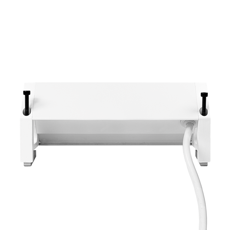 (1.5m) ALU DESK 2-fach Tisch-Steckdosenleiste 2xTyp13   USB C / USB A (50 00085) - Weiss
