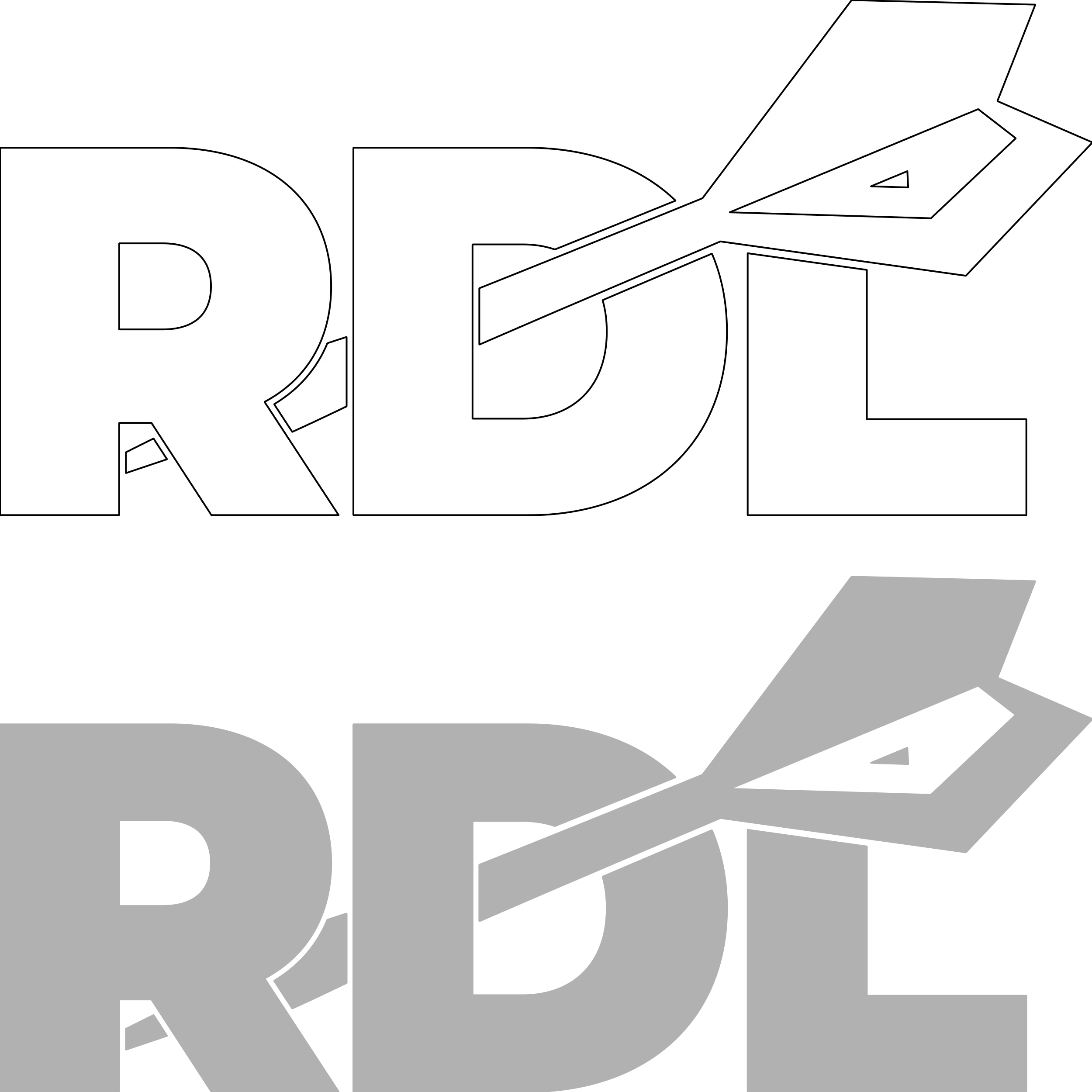 DartSturm - Geplotteter RDL Aufkleber