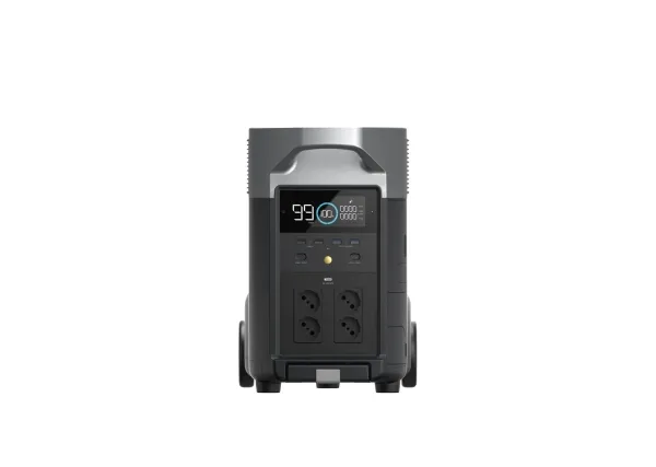 EcoFlow Delta Pro - Transportabel strømstation - AC 220-240 V - litiumjernfosfat - 3600 Wh - Wi-Fi, Bluetooth - output-stikforbindelser: 14