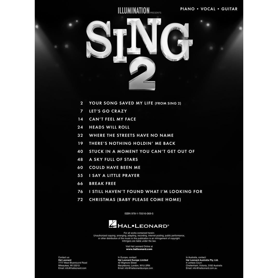 Hal Leonard Sing 2 voor piano, zang en gitaar