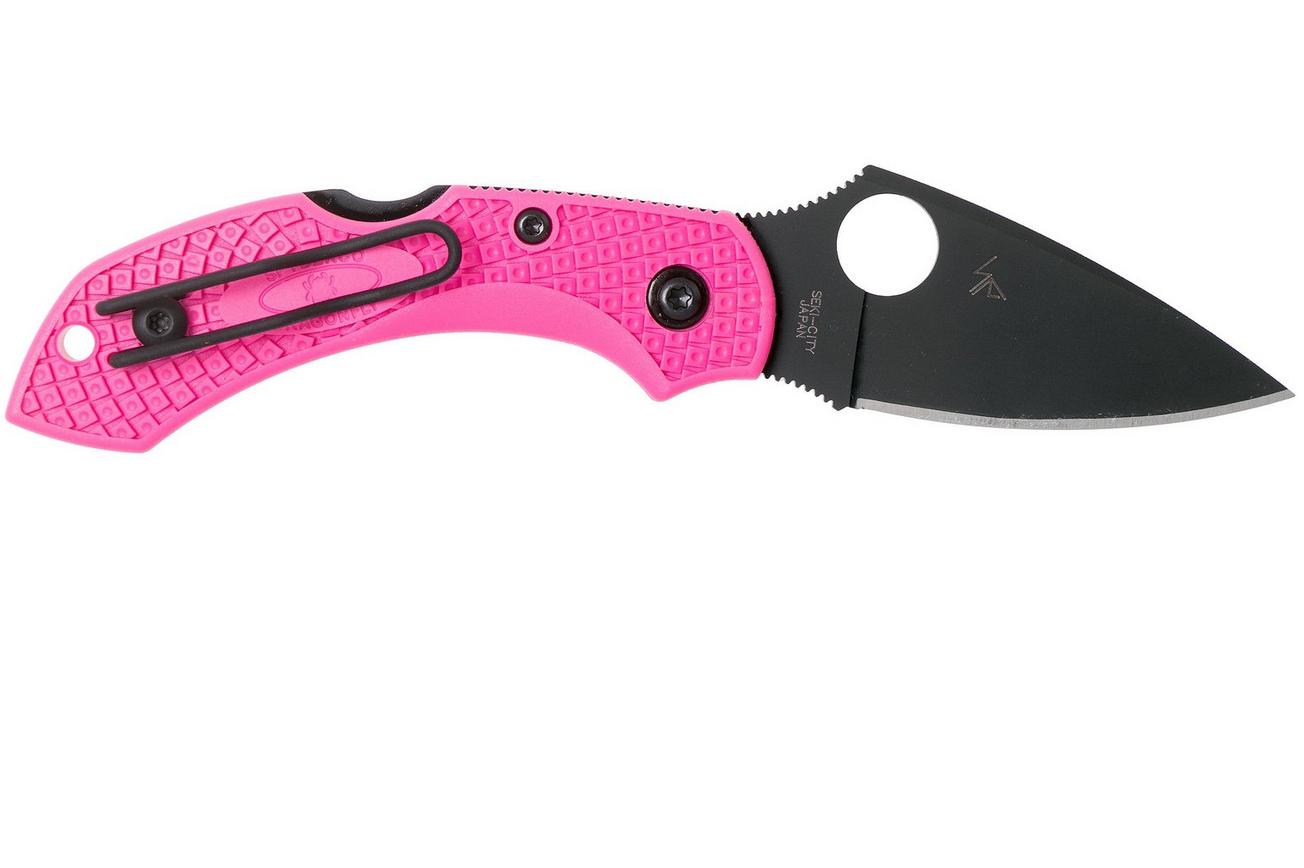 Spyderco Dragonfly 2 Pink Black S30V C28FPPNS30BK2 Pink Heals zakmes