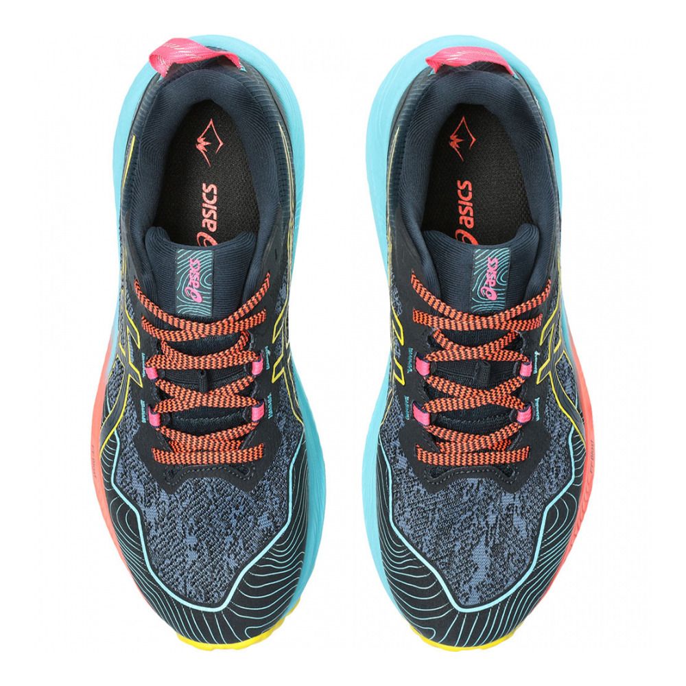 Asics GEL-TRABUCO 11 - Chaussures trail Femme french blue/vibrant yellow