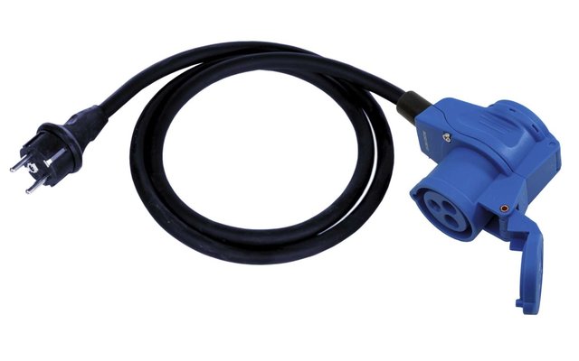 CEE Adapter Winkelkupplung Schutzkontaktstecker