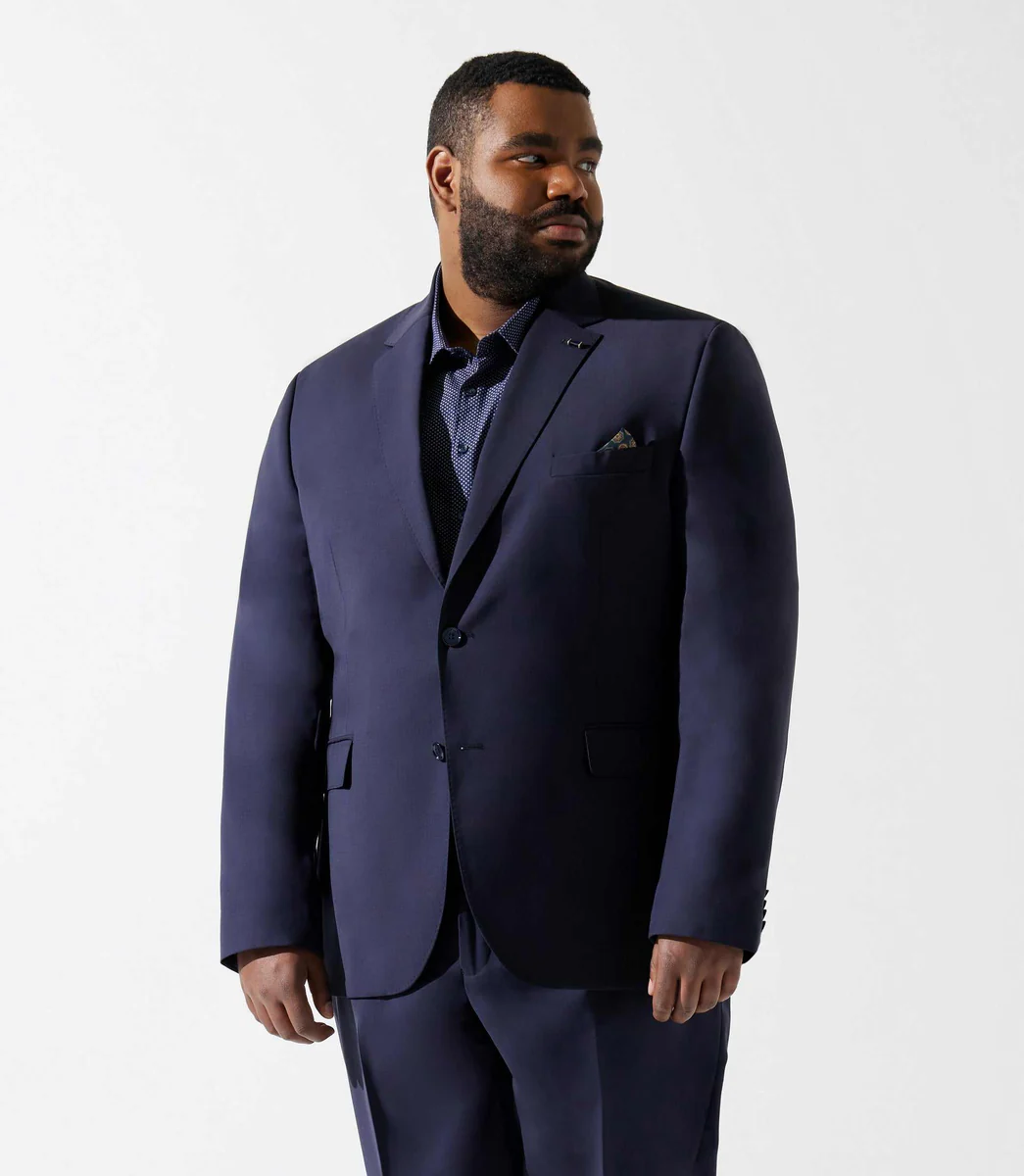 Veste en laine bleu marine FLATEURBT