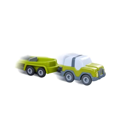 HABA Cars – Geländwagen mit Anhänger
