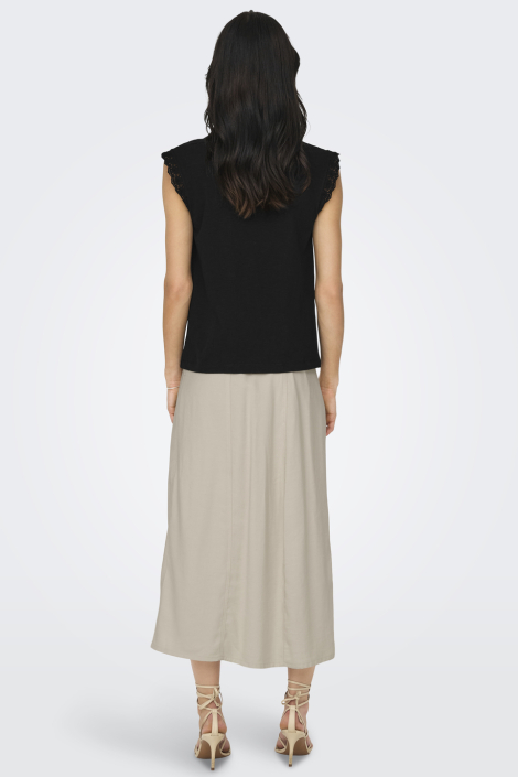 Jacqueline de Yong zwarte dames top