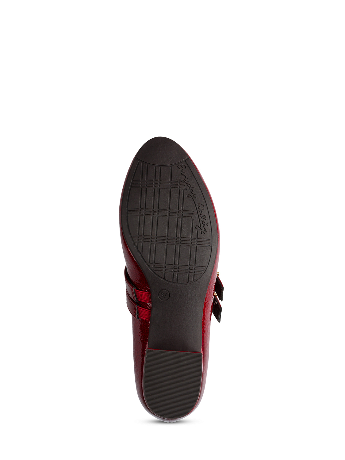 Jana Patent Mary Jane Burgundy