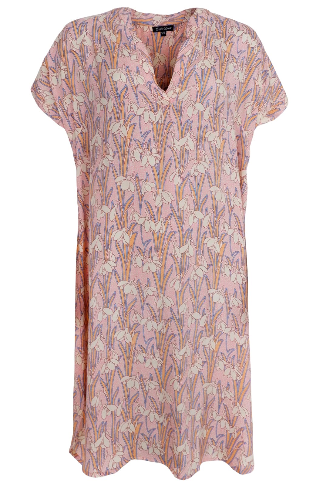 Black Colour Bcluna Andrea S/S Dress columbine peach