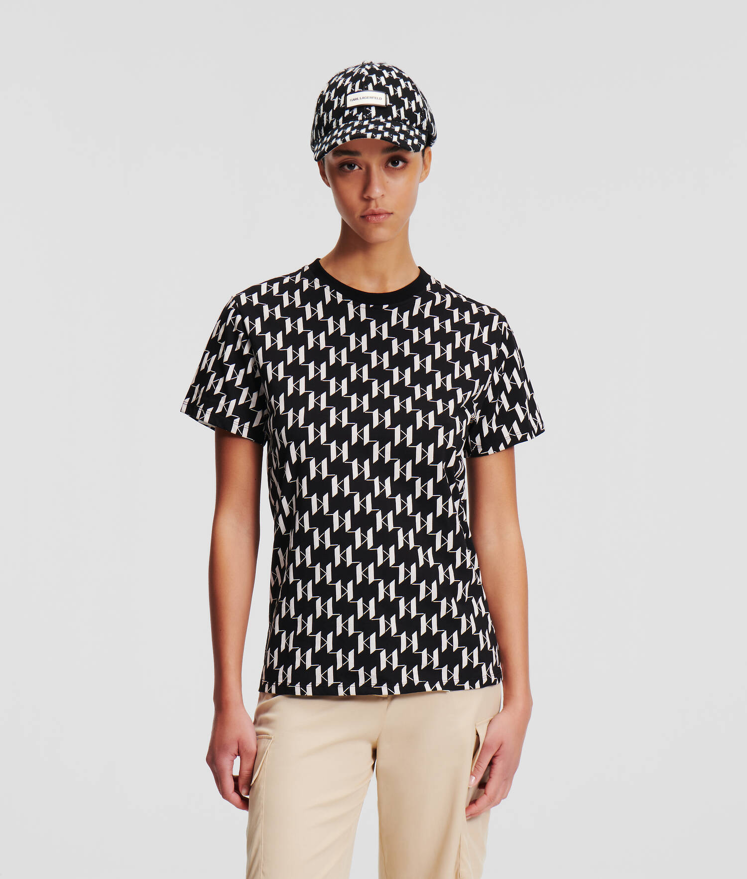T-SHIRT IMPRIMÉ KL MONOGRAM FAÇON ALL-OVER