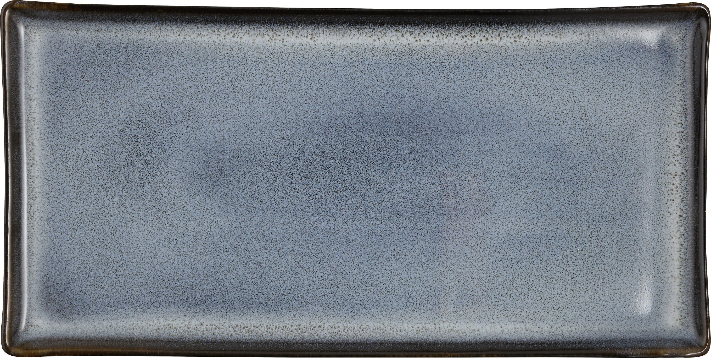 POEME Servierplatte - Blau / B: 39.0 cm x T: 19.5 cm x H: 2.5 cm