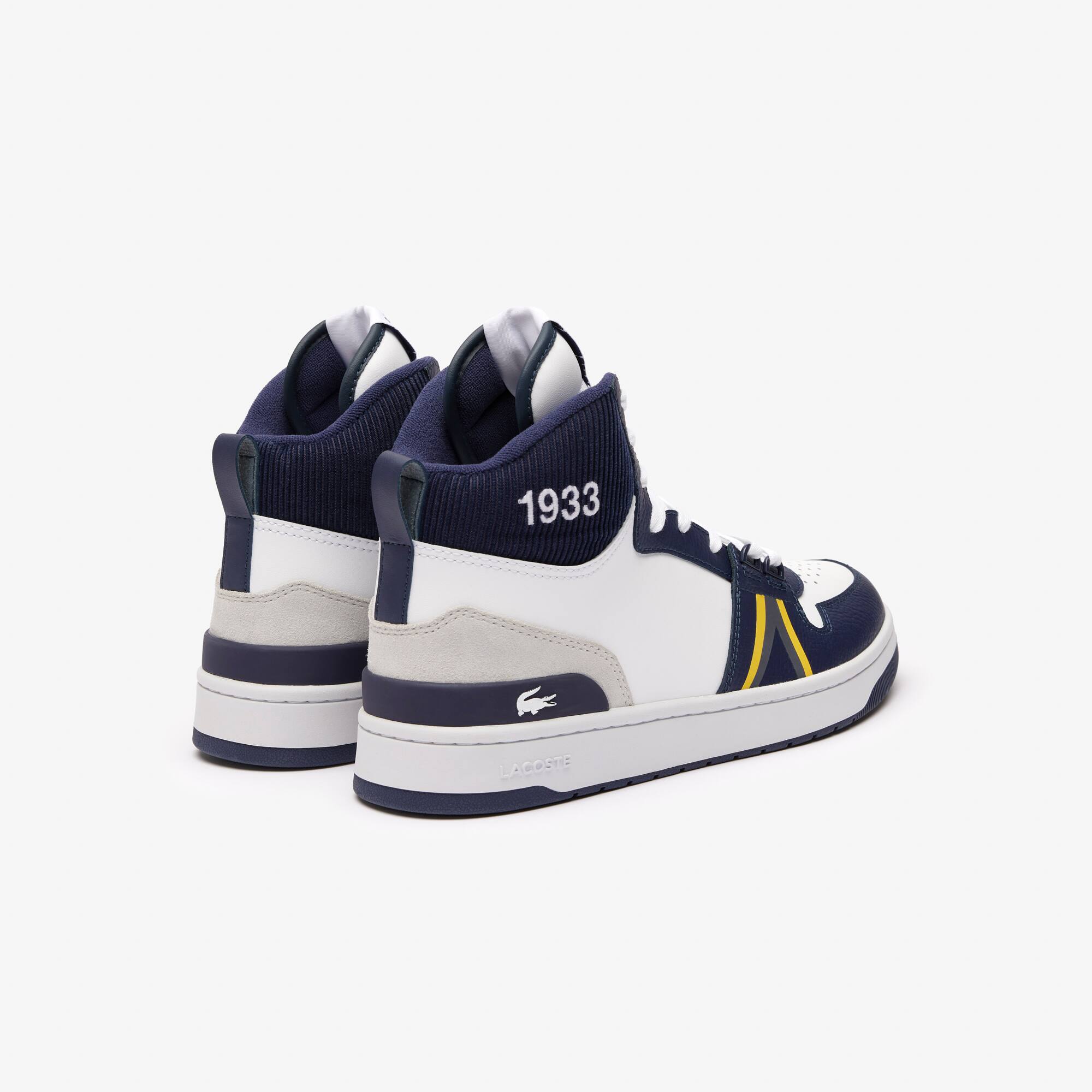 Sneakers L001 Mid homme en cuir Sneakers - Blanc - Lacoste - Homme