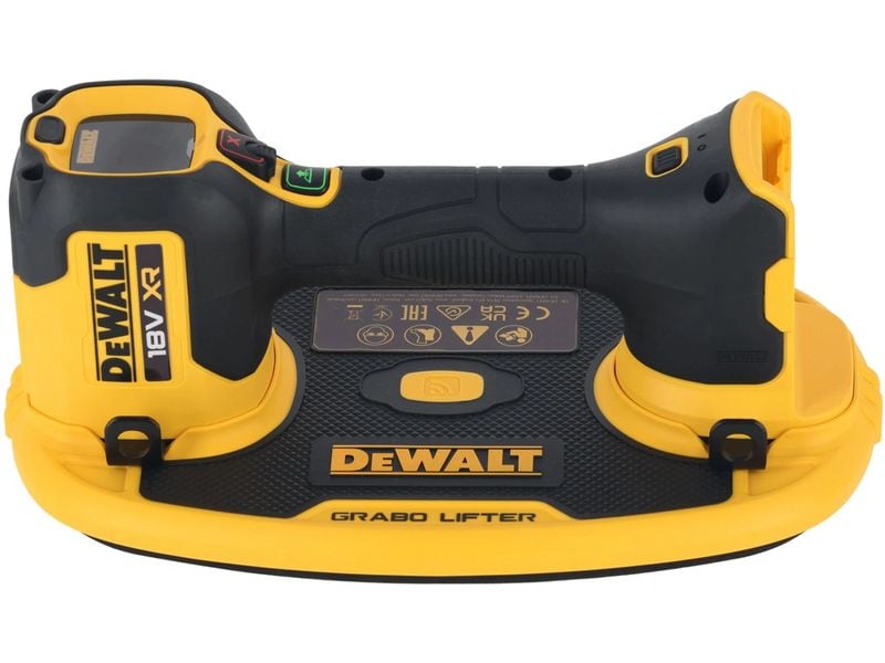 DEWALT Akku-Vakuum-Heber 18 V Ohne Akku 120 kg 18-Volt-Akku-Trockenbaufräse mit bürstenloser Technologie, staubdichtem Schalter und werkzeuglosem Zubehörwechsel
