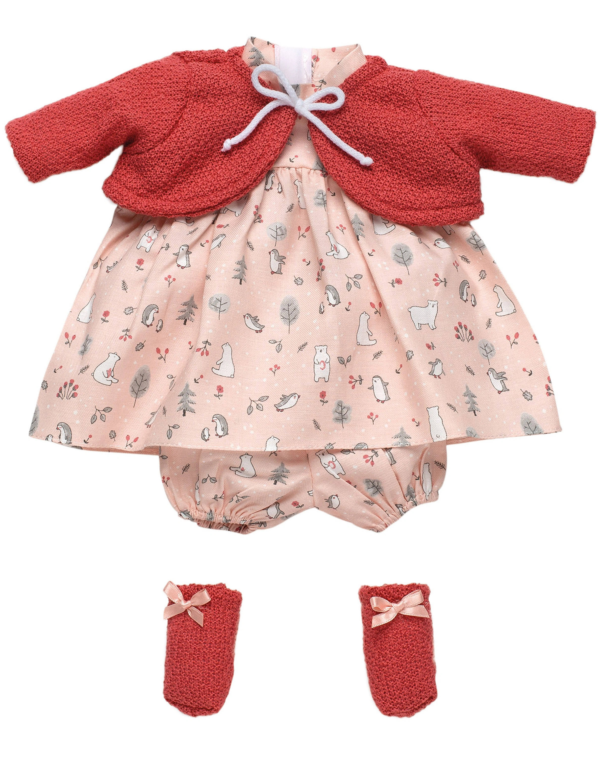 Puppenkleidung WALD (40-42cm) 4-teilig