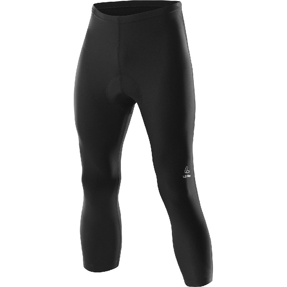 Löffler Basic 3/4 Tights Herren schwarz