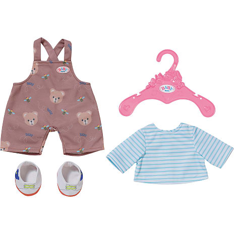 Baby Born bamse jeanssæt