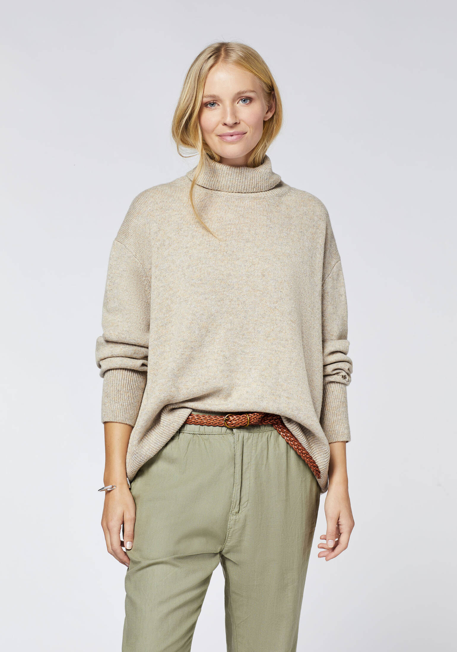 Polo Sylt| Damen Strickpullover mit Rollkragen