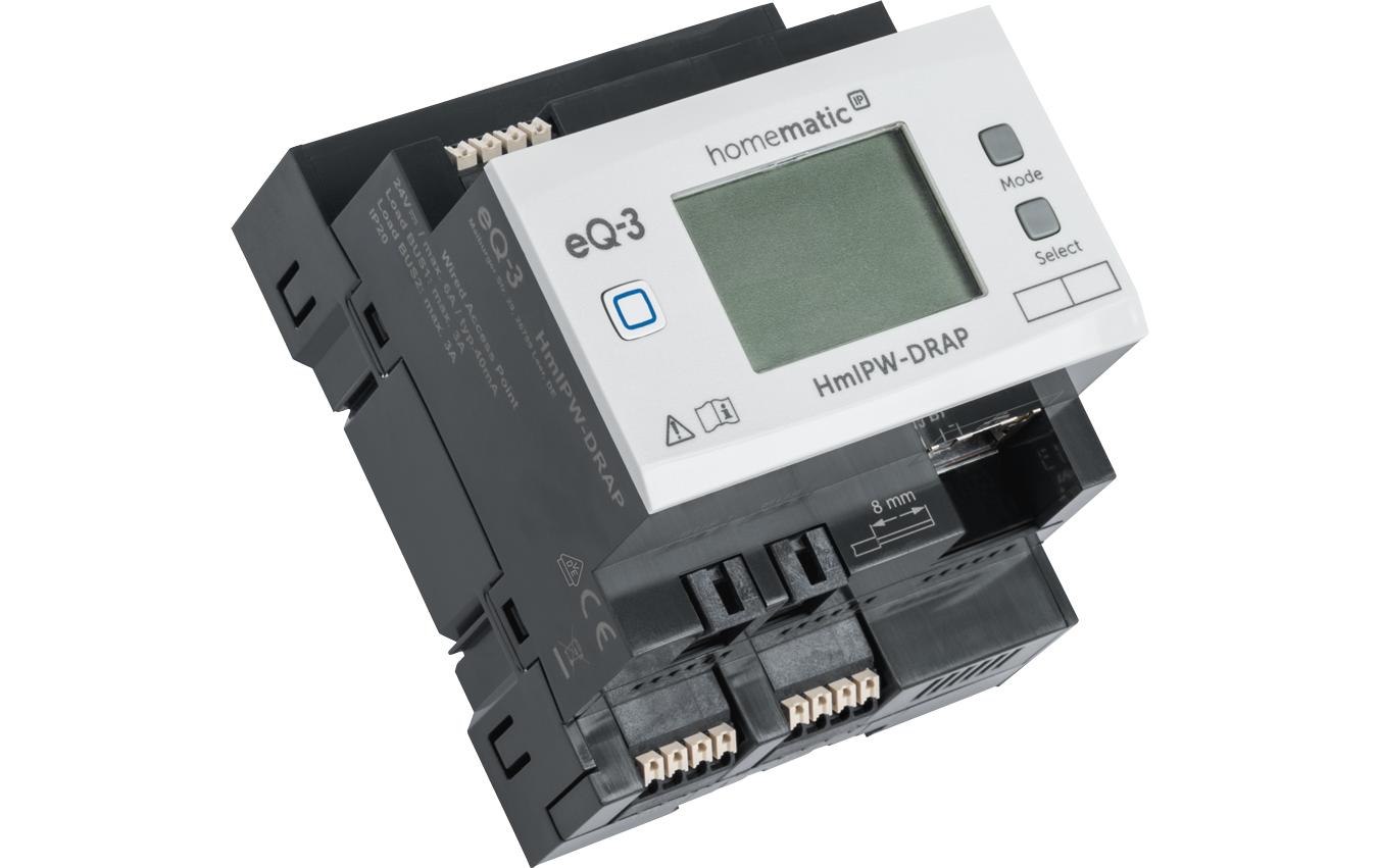 Smart Home Wired Access Point<br>Das Herzstück des Homematic IP Wired Systems – HmIPW-DRAP