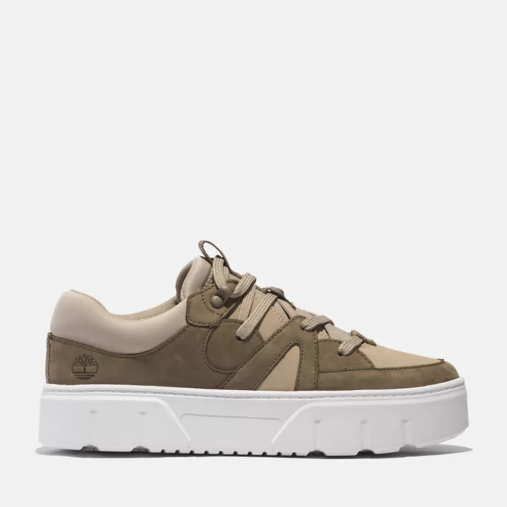 Basket basse à lacets Laurel Court pour femme en vert