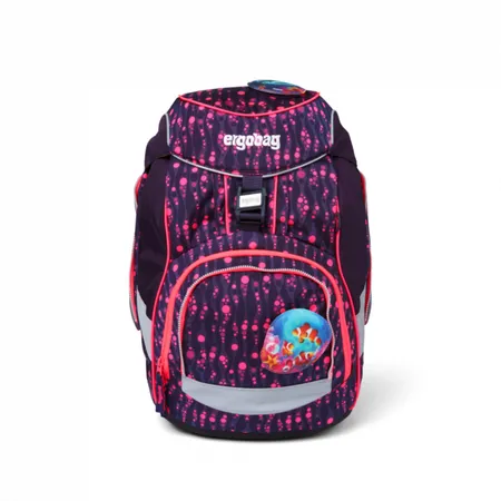 ergobag PACK Schulrucksack-Set Bärmuda Viereck, 6-teilig