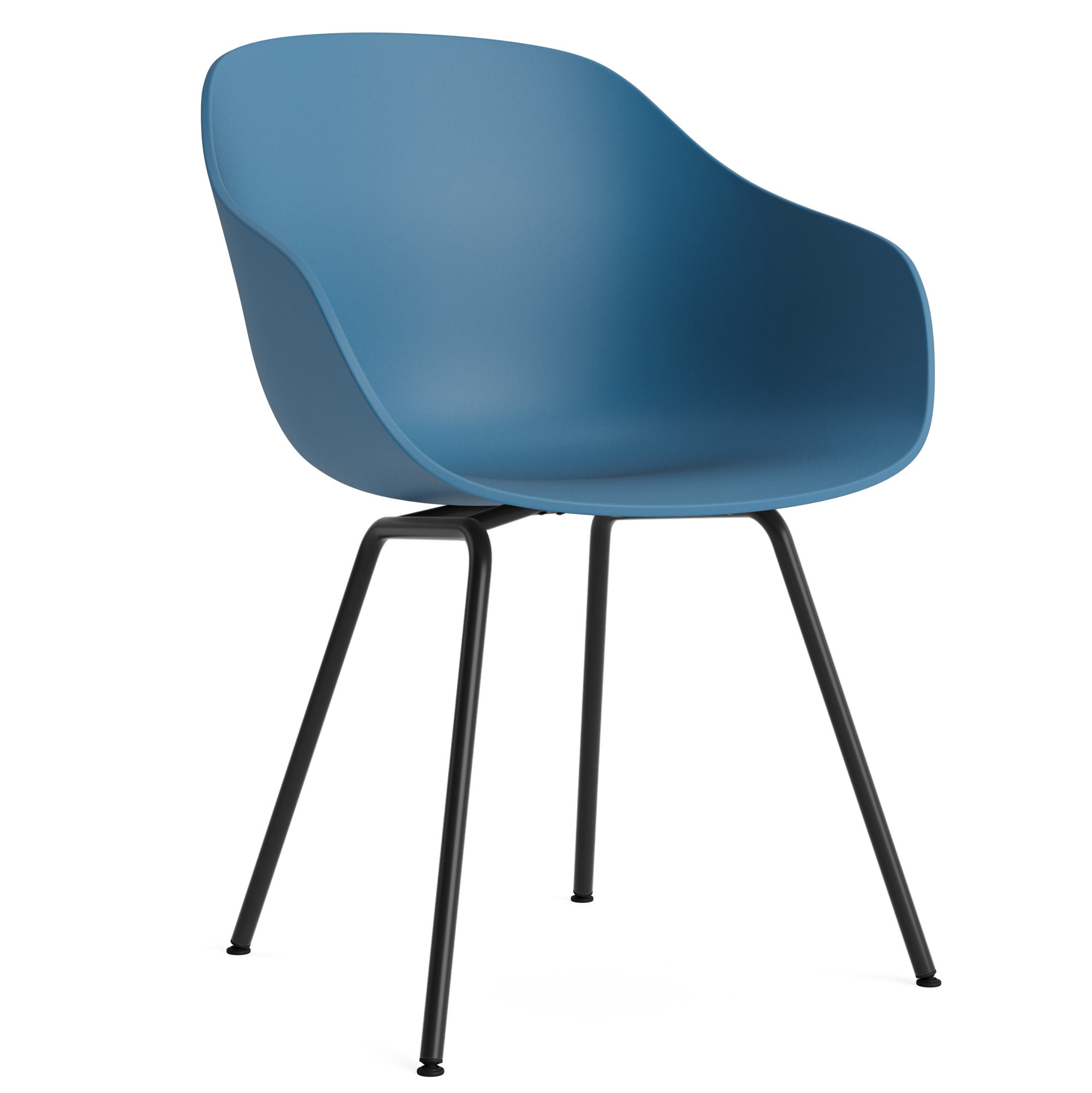 Eetkamerstoel AAC 226 zwart onderstel azure blue 2.0
